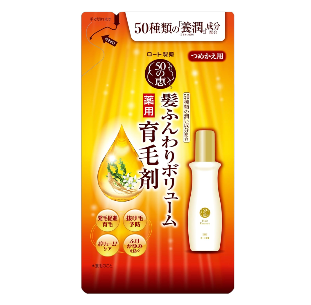 Rohto 50 No Megumi Hair Growth Formula [refill] 150ml - Japanese Hair Care Products