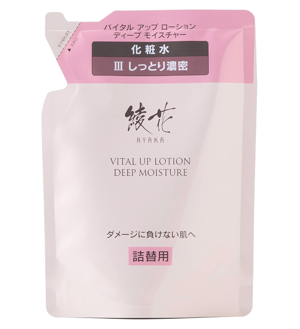 Chifure Ayaka Vital Up Lotion Deep Moisture [refill] 120ml - Japanese Moisturizing Lotion Must Try - YOYO JAPAN