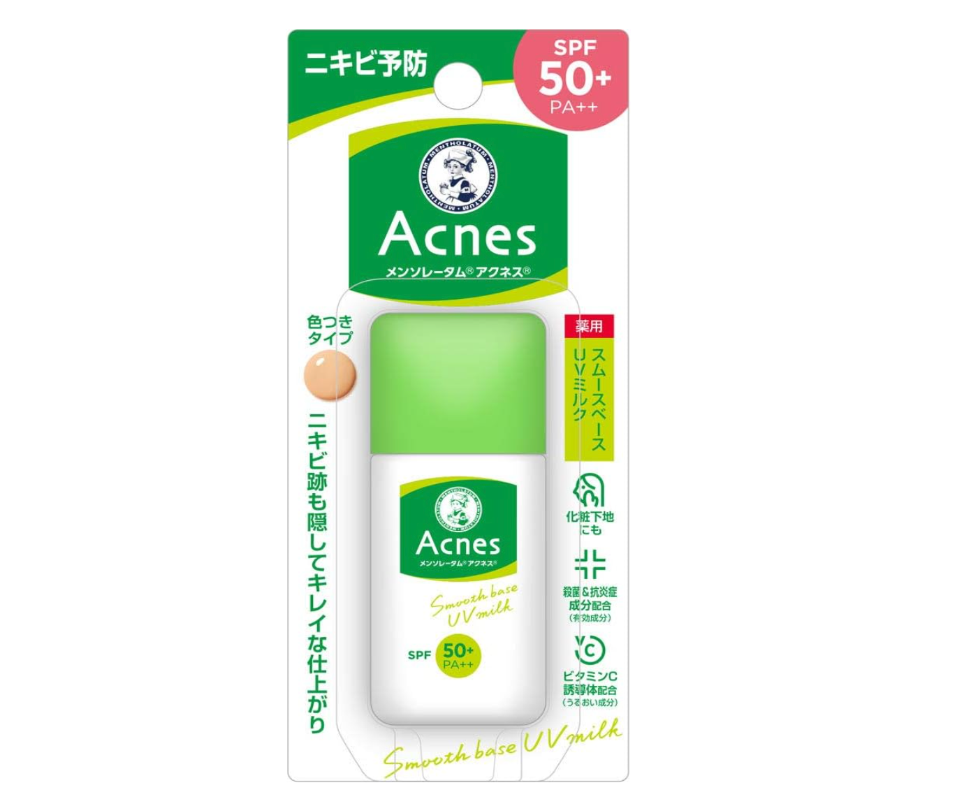 Mentholatum Acnes UV Tint Milk 30g - YOYO JAPAN