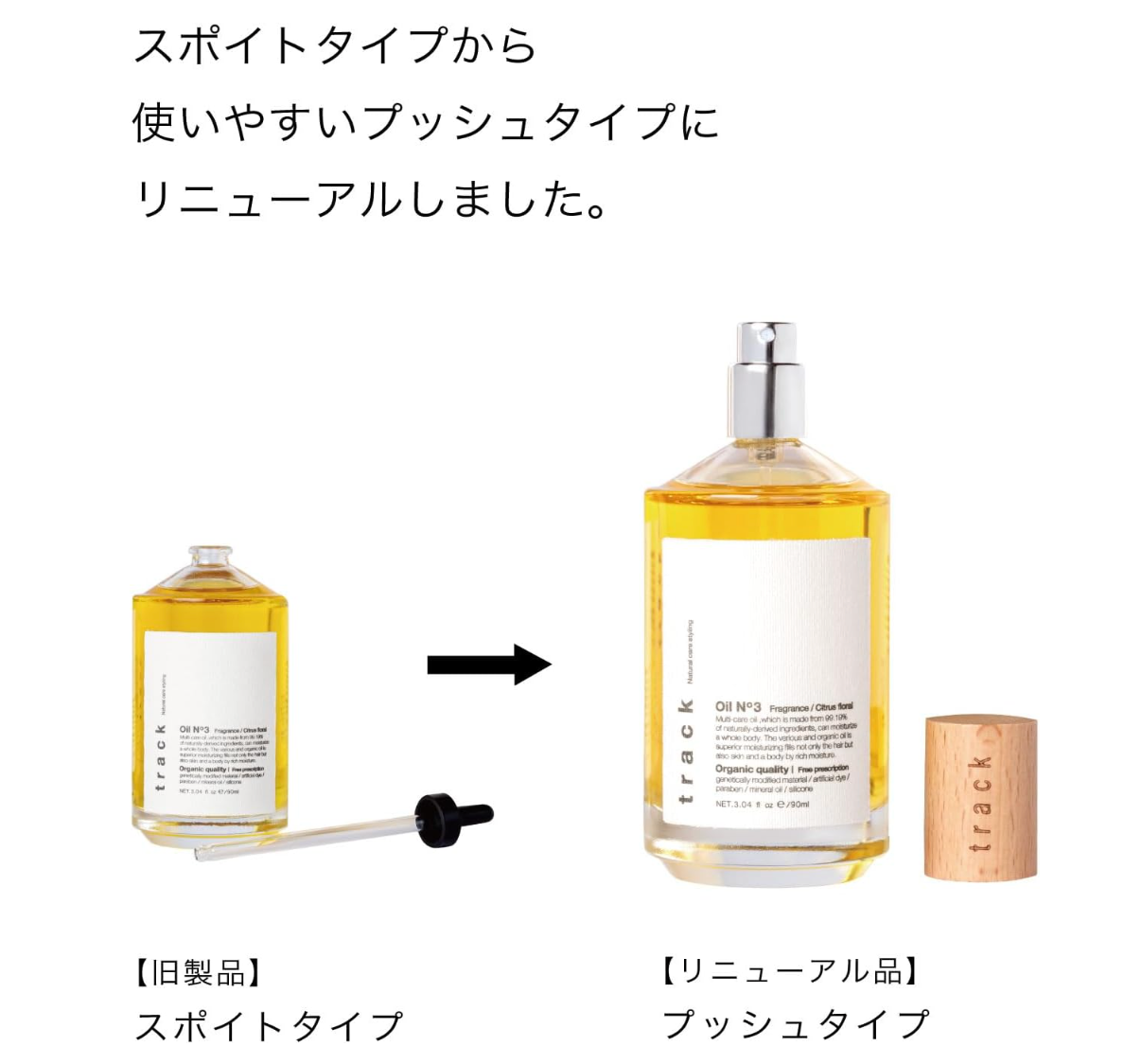 Track No. 1 Hair Oil (90ml) - YOYO JAPAN