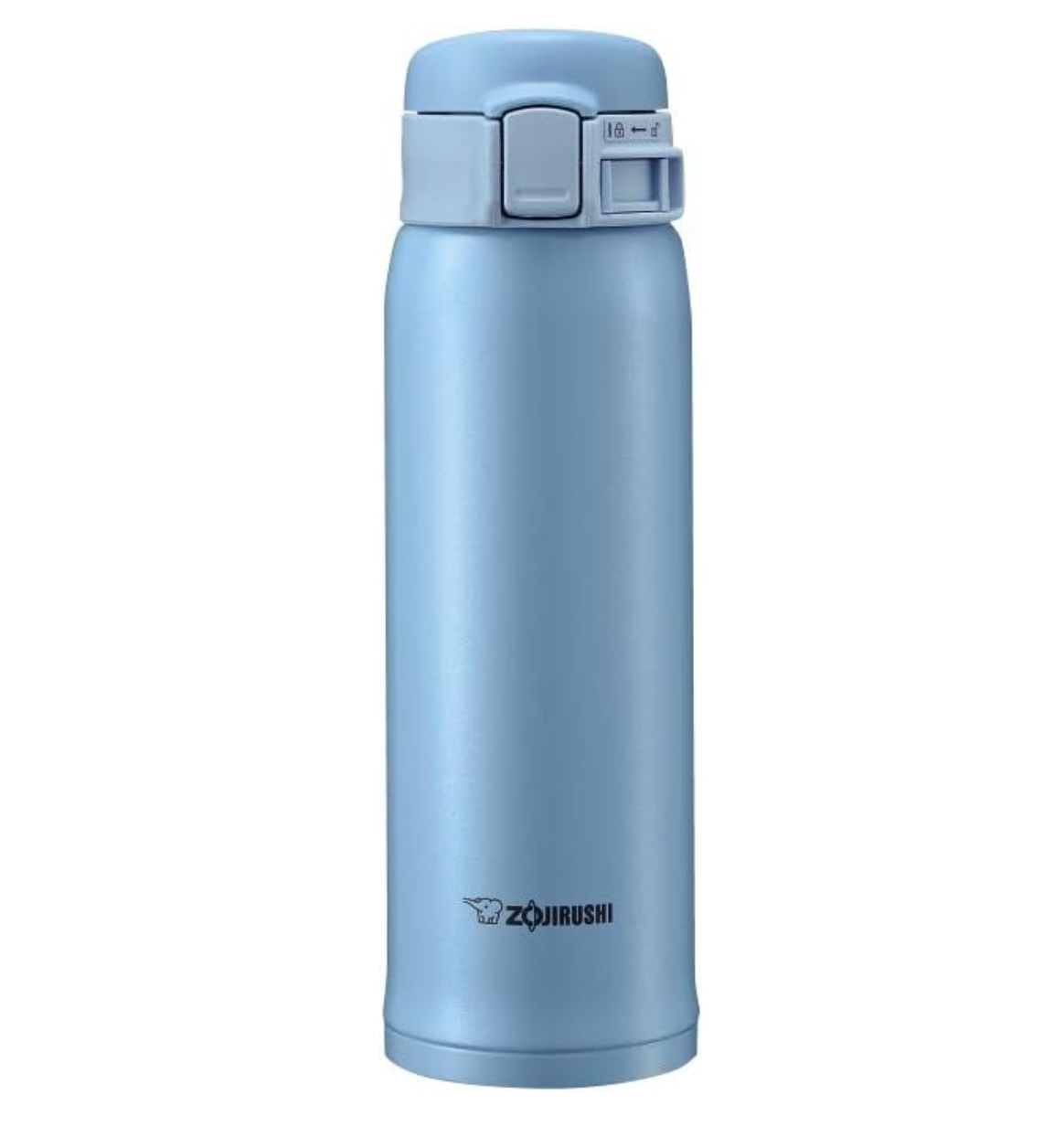 Zojirushi Stainless Mug 480Ml Light Blue One Touch Open Japan - YOYO JAPAN