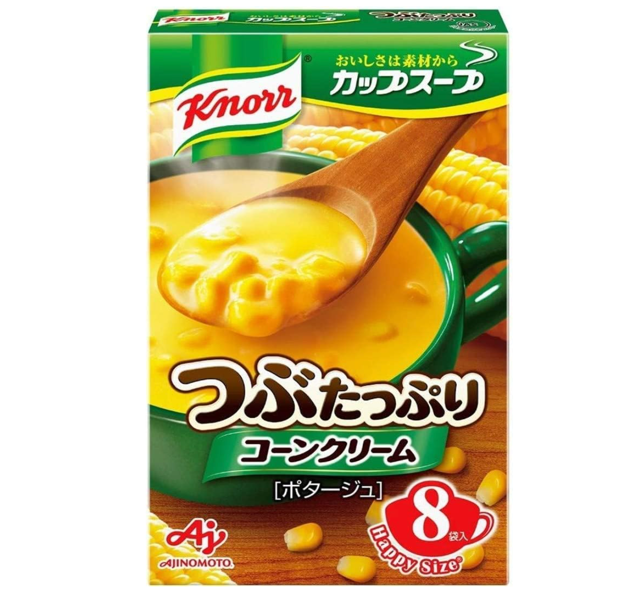 Ajinomoto Knorr Cup Soup Corn Cream with Corn Grains 8 Servings - YOYO JAPAN