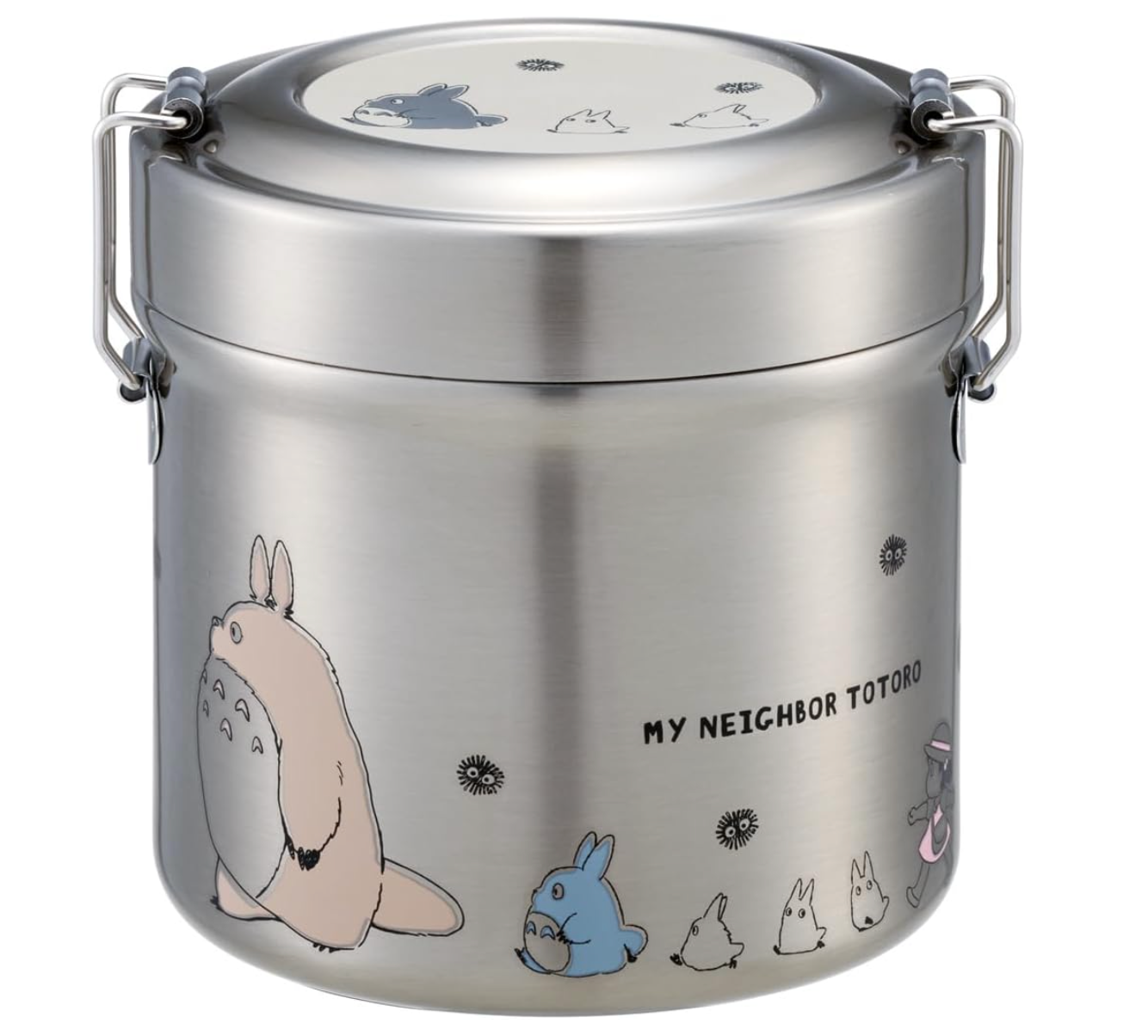 Skater 600Ml Vacuum Stainless Lunch Box Bowl My Neighbor Totoro Ghibli Silhouette Japan - YOYO JAPAN