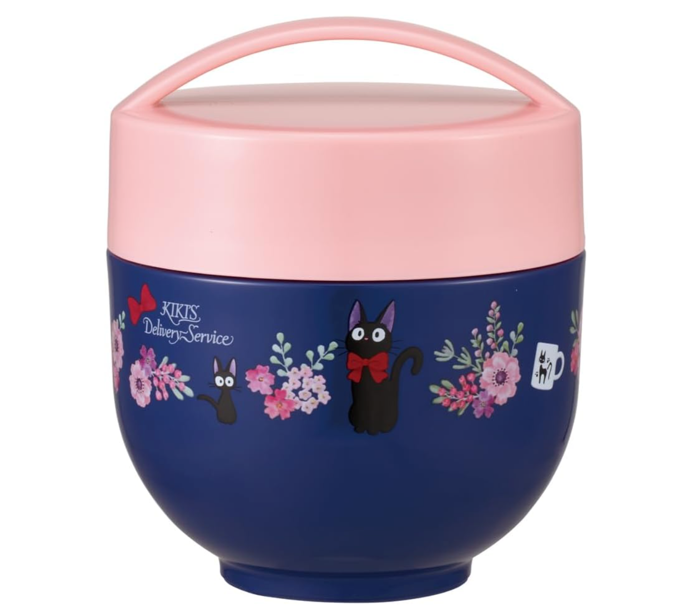 Cafe Bowl Lunchbox Modern Flower Kiki'S Delivery Service 540ml - YOYO JAPAN