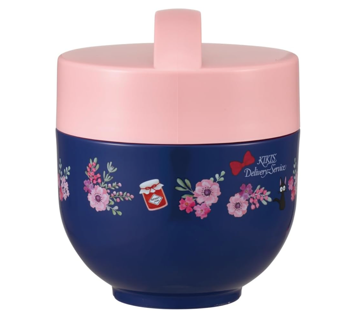 Cafe Bowl Lunchbox Modern Flower Kiki'S Delivery Service 540ml - YOYO JAPAN