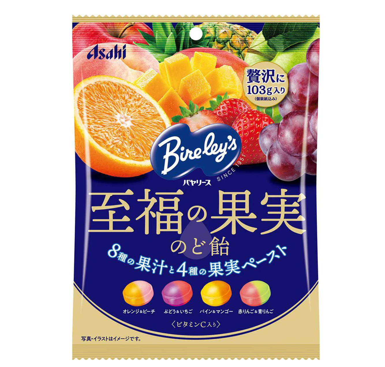 Asahi Bireley's Assorted Fruit Japanese Candy