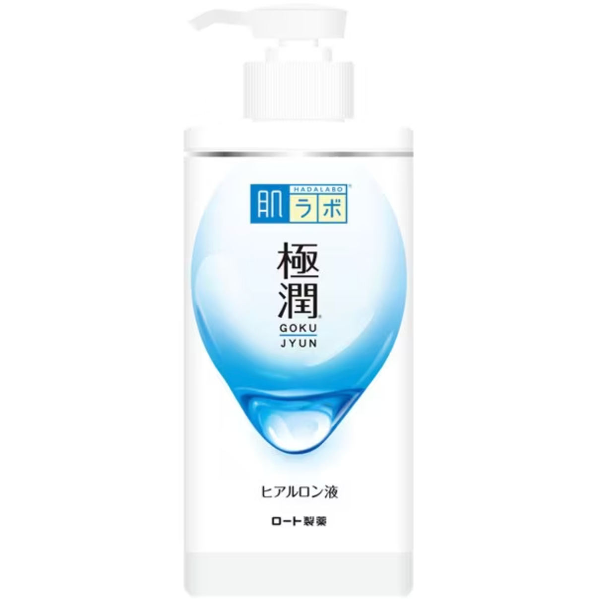 HadaLabo Gokujyun Hyaluron Lotion (Large Pump Bottle, 400ml) - Japanese Skincare