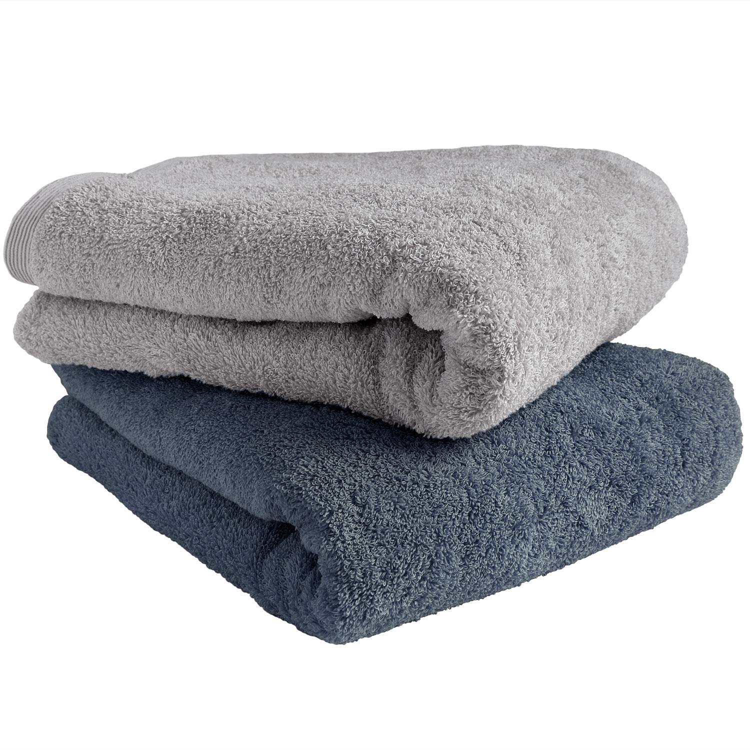 Senses Japan Made Bath Towel Set 2 Large Quick Dry Osaka Senshu Towel Antibacterial Deodorant 2 Colors 01 - YOYO JAPAN