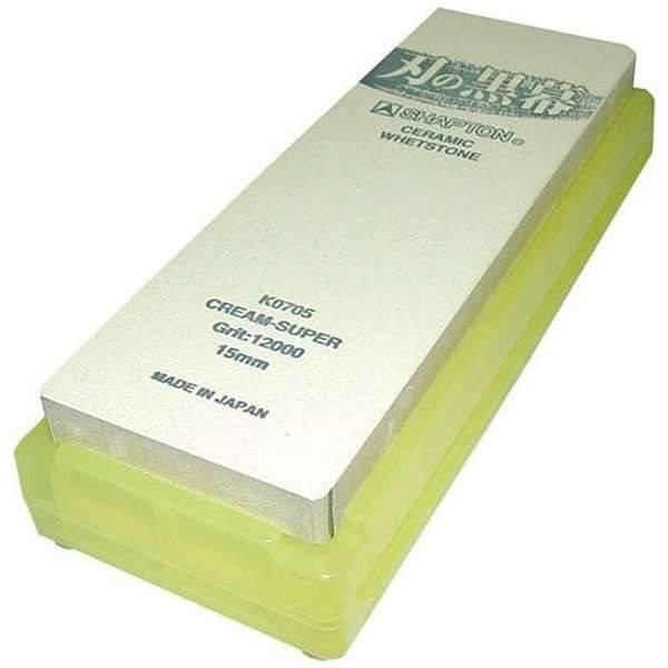 Shapton Japan Kuromaku Ceramic Whetstone 12000 Grit Cream/Yellow