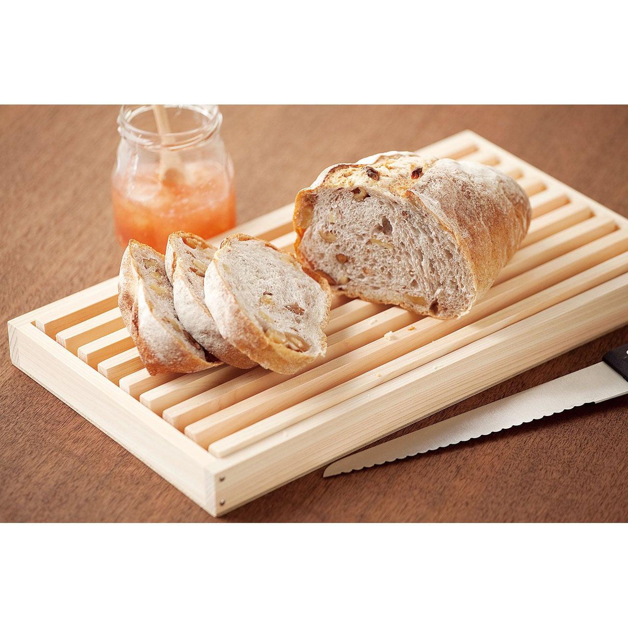Shimanto Hinoki Cypress Bread Cutting Board