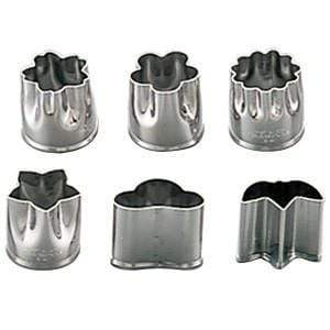 Shimotori Stainless Steel Flowers Cookie Cutters (Small) (Set Of 6)