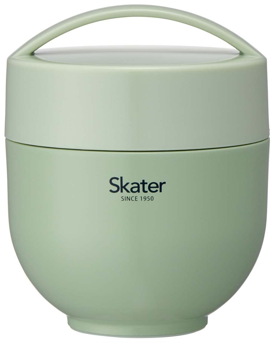 Skater Japan Thermal Lunch Box Bowl 540Ml Dull Green Ldnc6Ag