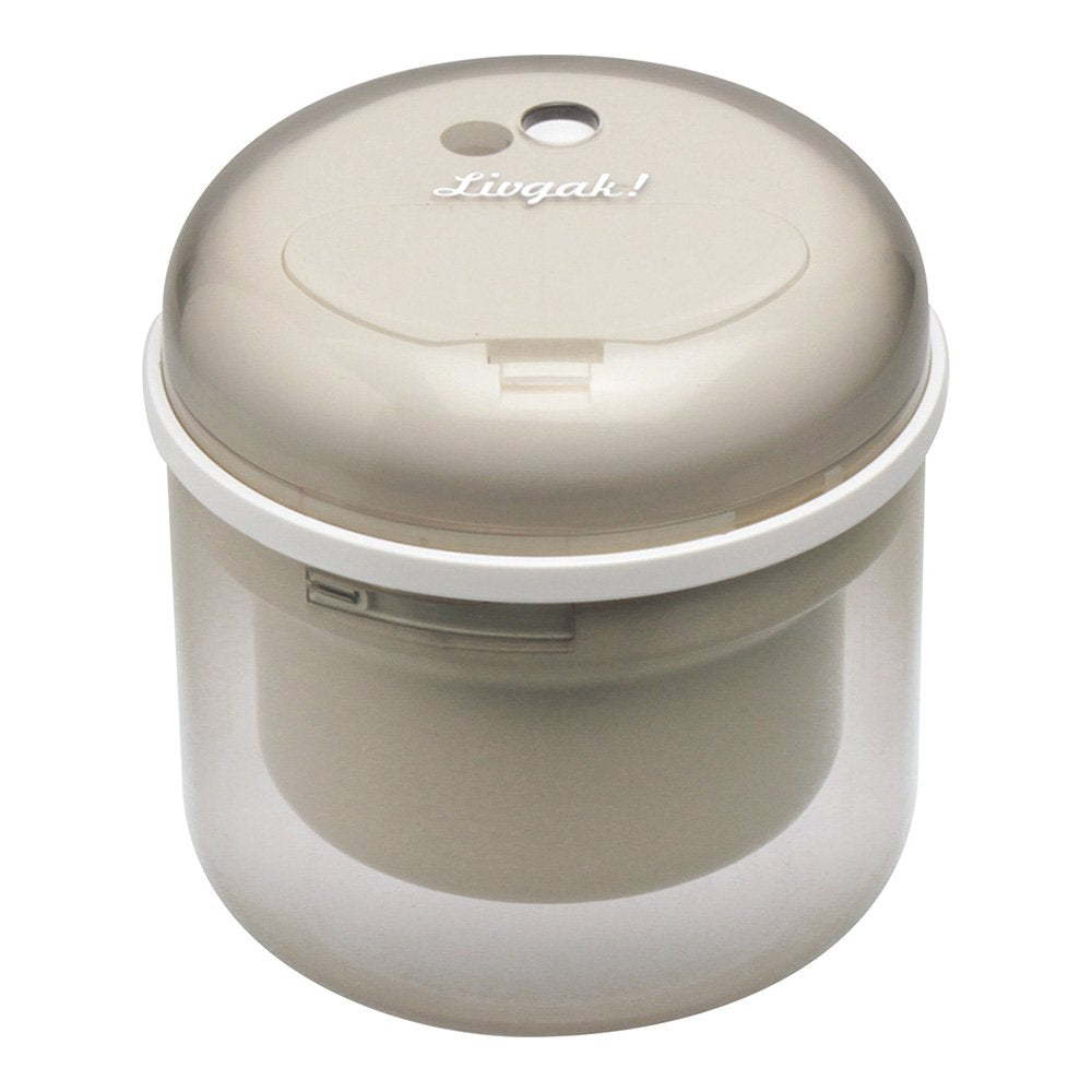 Sonic Japan Battery Operated Electric Pencil Sharpener Ribigaku Free Key Lv-1587-I Ivory