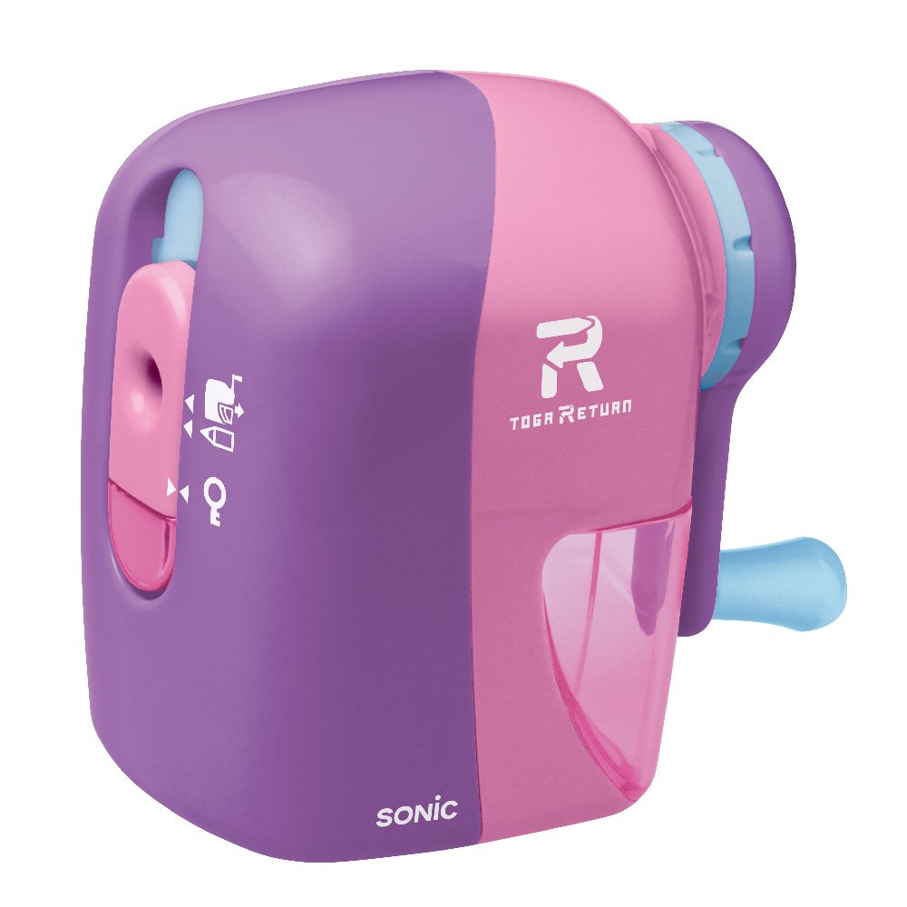 Sonic Japan Toga Return Manual Pencil Sharpener Ek-7022-V Violet