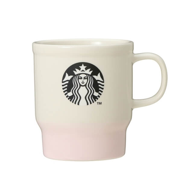 Starbucks Stacking Mug Pale Pink 355ml - Recycled Ceramics Starbucks Mugs In Japan