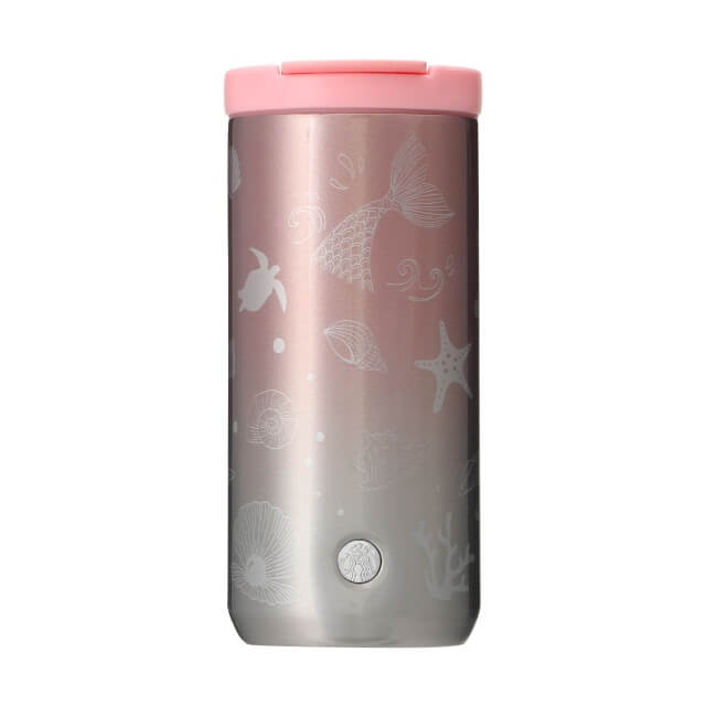 Stainless Steel Tumbler Shiny Pink 355ml - Japanese Starbucks