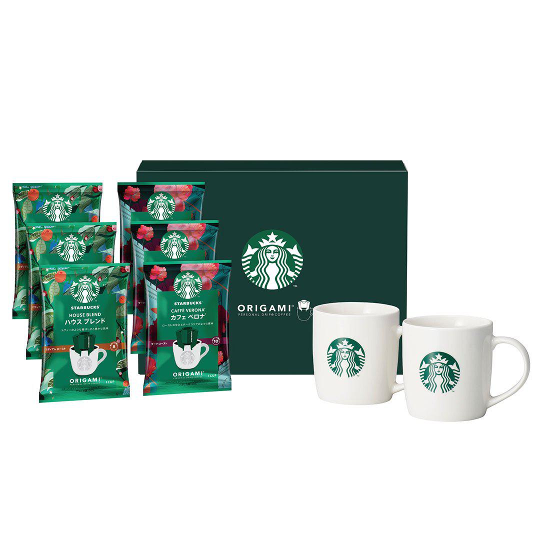 Starbucks Japan Origami Drip Coffee Bags & Mugs Gift Set