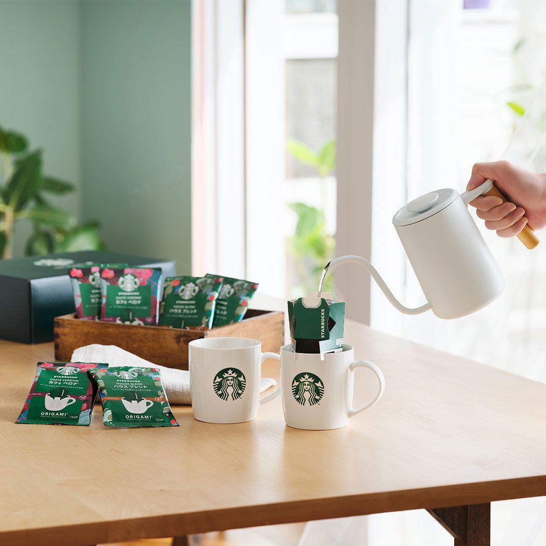 Starbucks Japan Origami Drip Coffee Bags & Mugs Gift Set