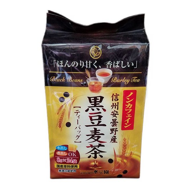 Suisouen Mugicha Barley & Kuromame Black Soybean Blend 24 Tea Bags