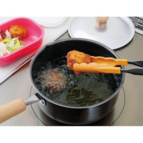 Summit One-Handle Iron Fry Pot with Lid 16cm