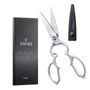 Savaq Kitchen Scissors Cooking Scissors Supervised By Professional Chef Japan Disassembly All Stainless Dishwasher Safe - YOYO JAPAN