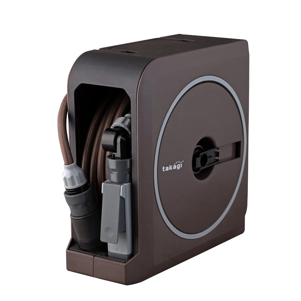 Takagi Hose Reel Nano Next 15M Brown Japan Fashionable Rm1215Br