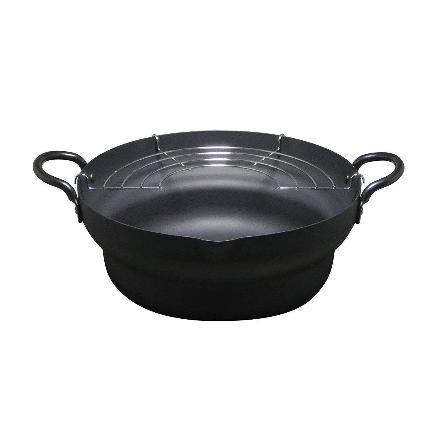 Takumi Japan Iron Tempura Pot Induction Compatible 24cm