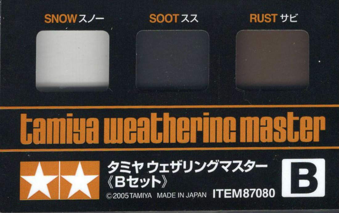 Tamiya Japan 87080 Makeup Material Series No.80 Weathering Master B (Snow)