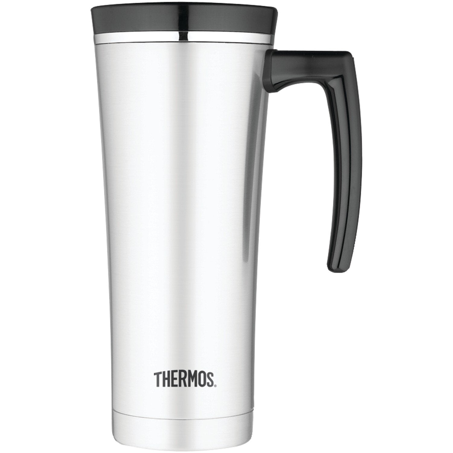 Thermos 16-Oz Black Vacuum Insulated Travel Mug Tumbler Water Bottle 450Ml