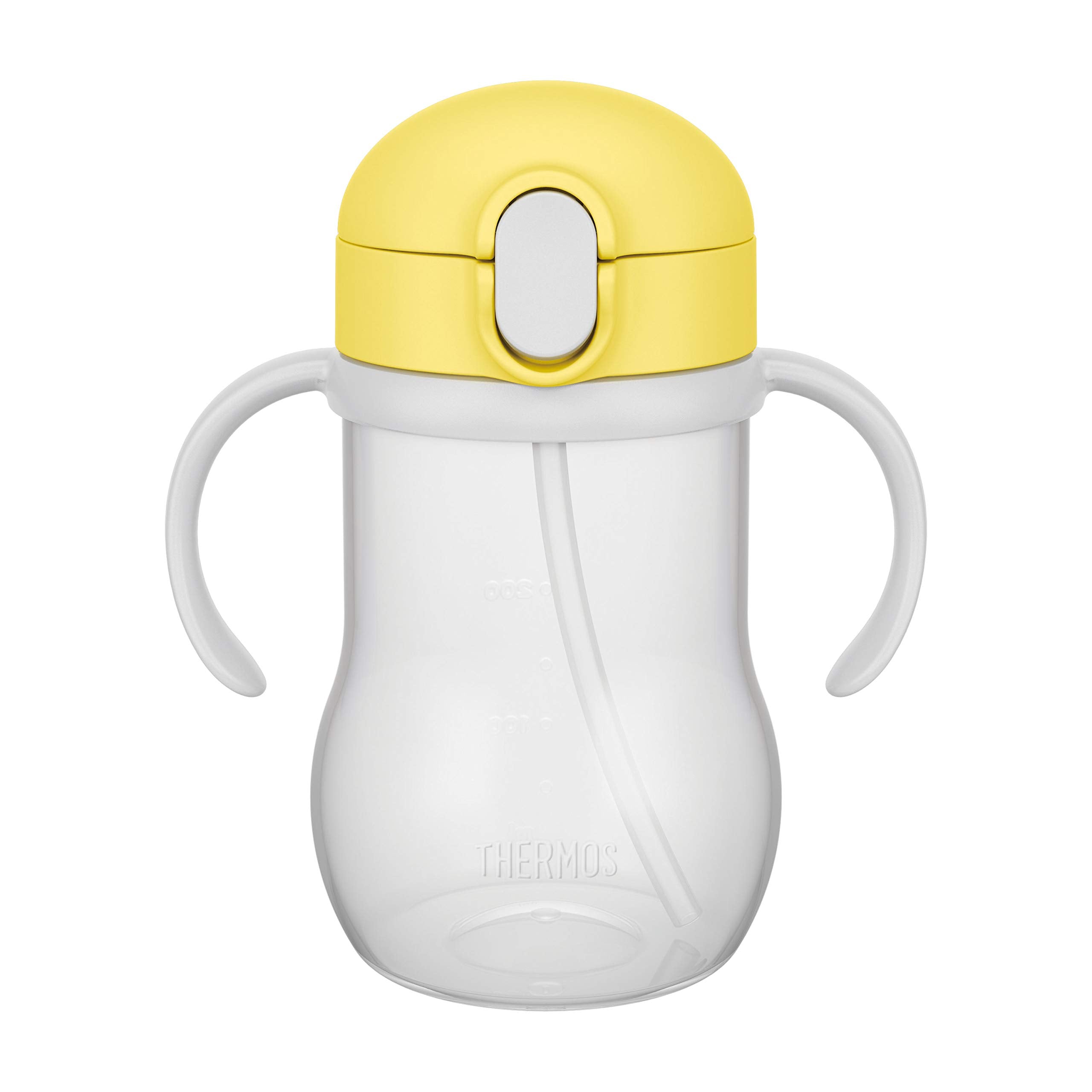 Thermos 350Ml Leak-Proof Baby Straw Mug in Lemon Yellow