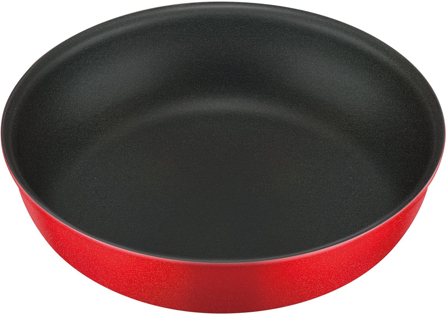 Thermos 20cm Bright Red Durable Frying Pan Detachable Handle for Gas Stove