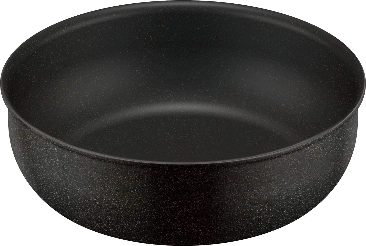 Thermos 24cm Black Durable Series Frying Pan with Removable Handle IH Compatible