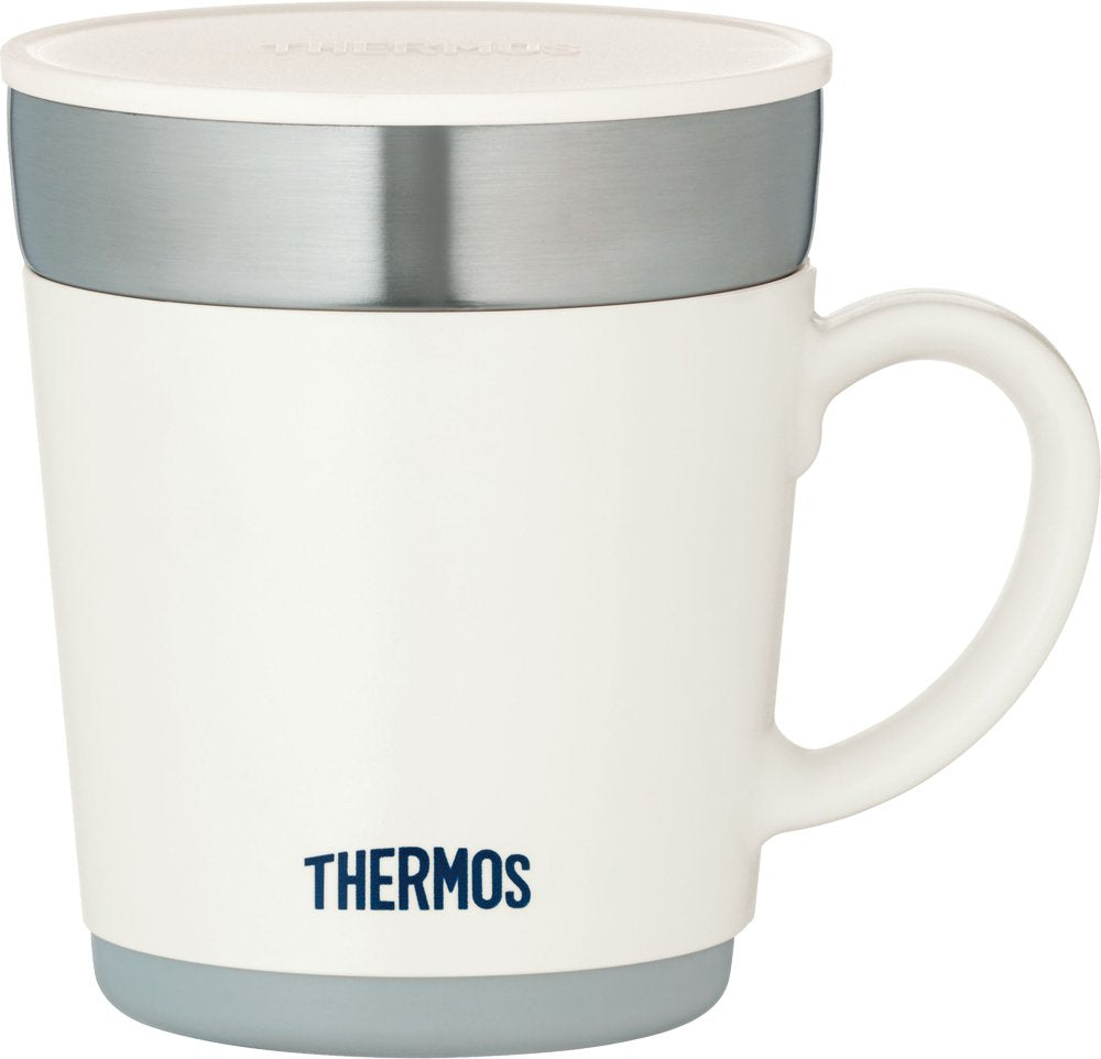 Thermos JDC-351WH 350ml White Insulated Mug for Hot and Cold Beverages