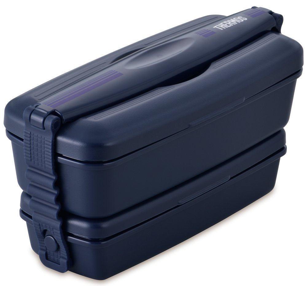 Thermos 2 Tier Fresh Lunch Box 900Ml Navy Blue Djb-905W Nb