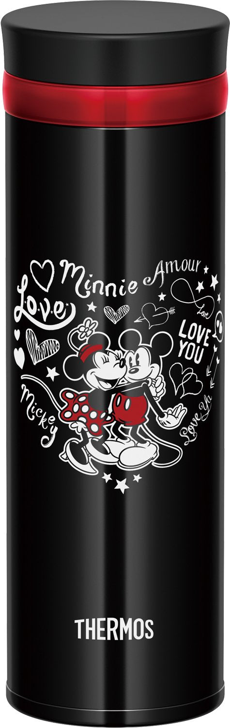 Thermos Disney Mobile Mug 350ml Vacuum Insulated Black & Red Screw Type JNO-352DS BKR