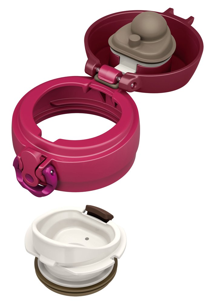 Thermos Mobile Mug Replacement Parts - Cranberry Seal Unit with Drinking Spout and Gasket Set