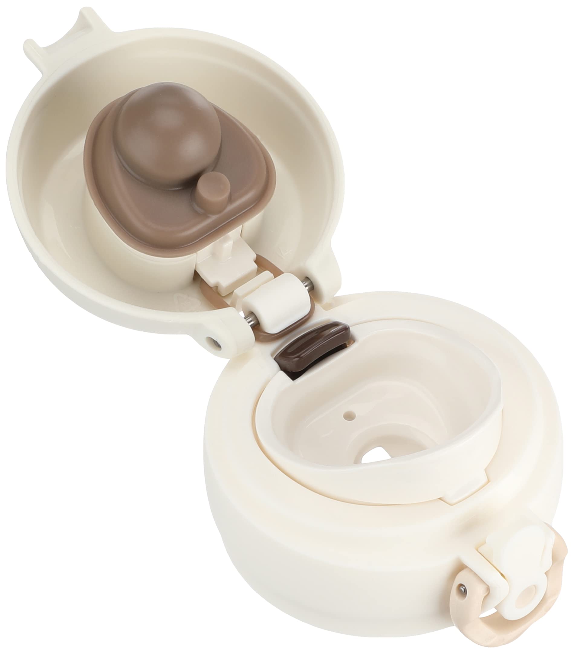 Thermos Mobile Mug Replacement Parts- JNL Spout Unit with Mouthpiece Cream White Gasket Set