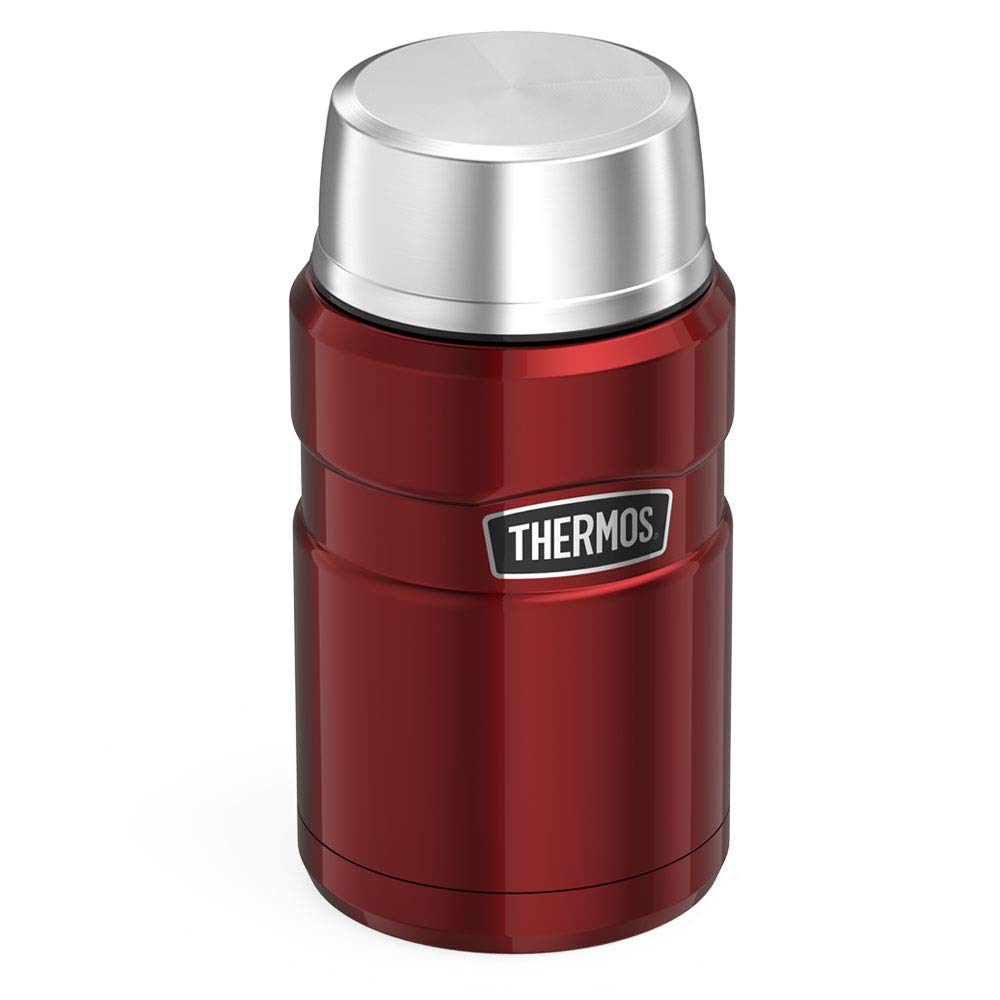 Thermos Stainless King 0.7L Red Food Jar with Superior Heat Retention Parallel Import