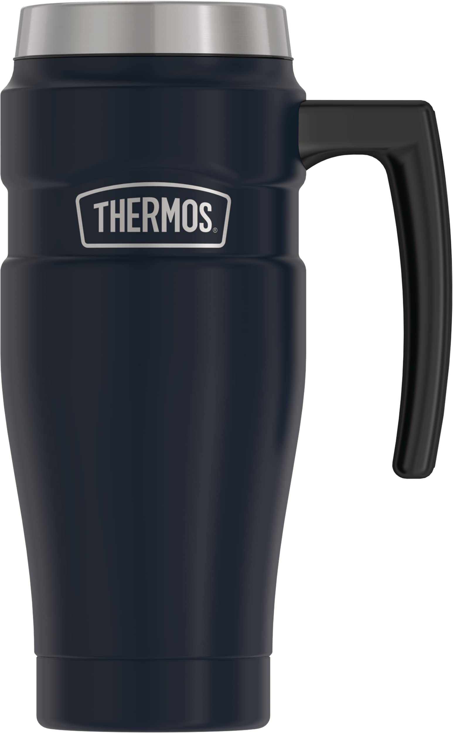 Thermos Stainless King 16Oz Vacuum Insulated Travel Mug in Matte Blue