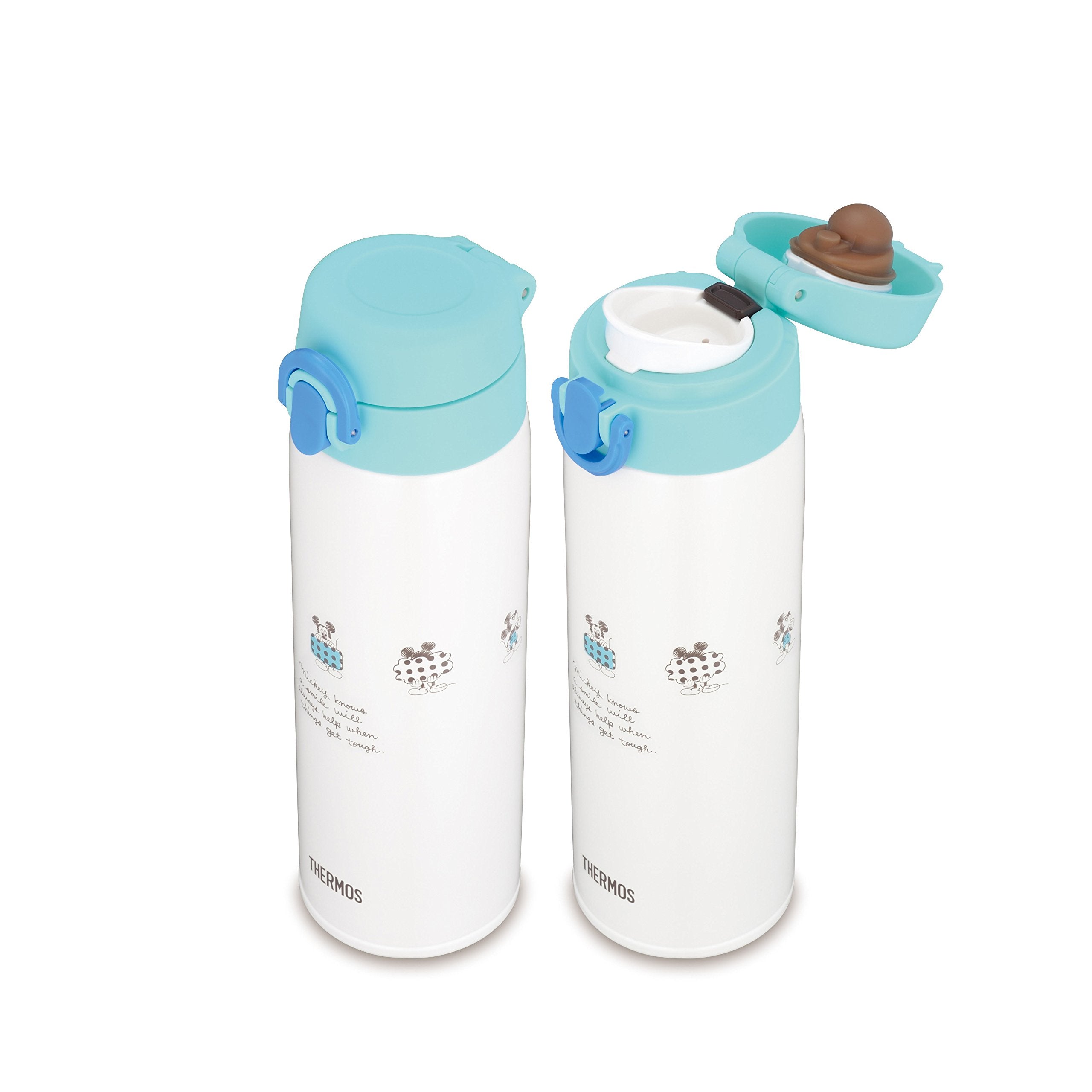 Thermos Jnx-500Ds Light Blue Stainless Steel Bottle for Formula Preparation