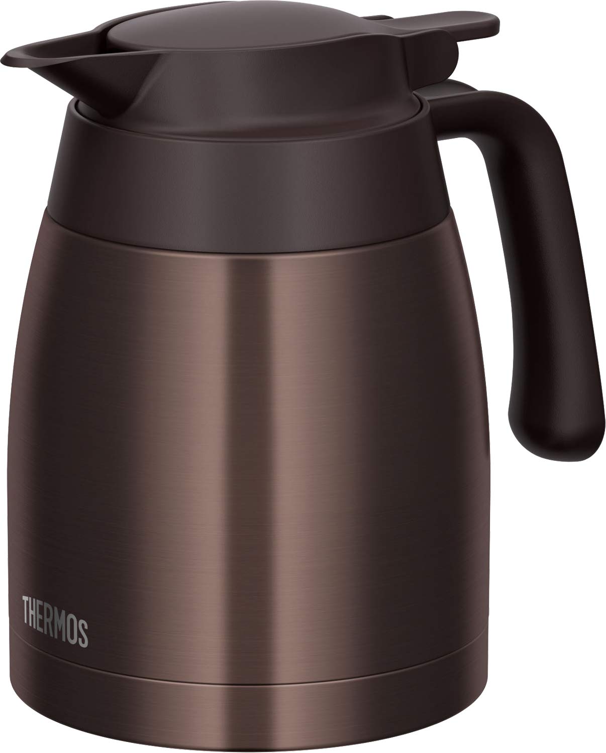 Thermos Dark Brown 1L Stainless Steel Pot Model Ttb-1000 Dbw