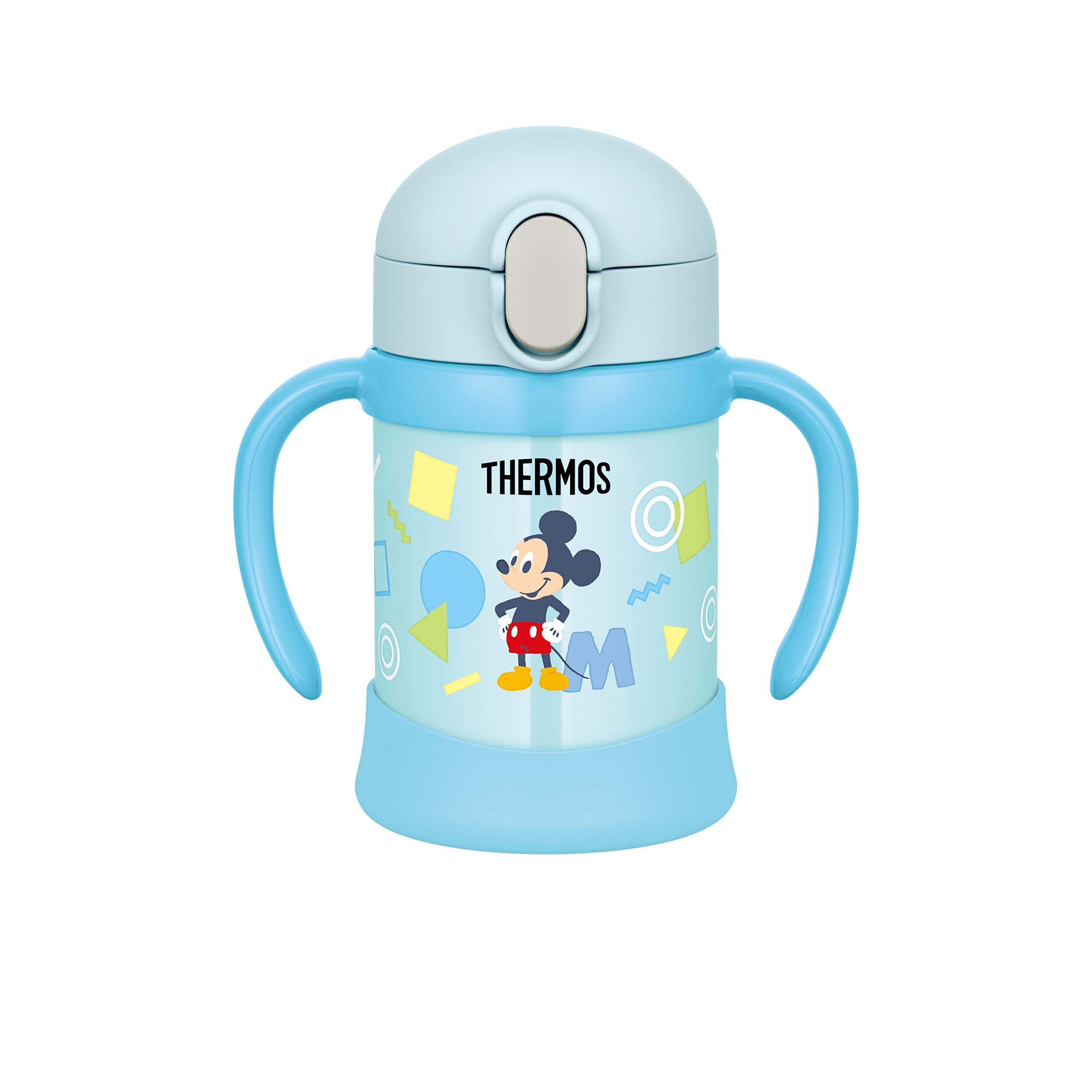 Thermos Mickey Baby Straw Mug Vacuum Flask 250ml Blue - Fjl-250Ds