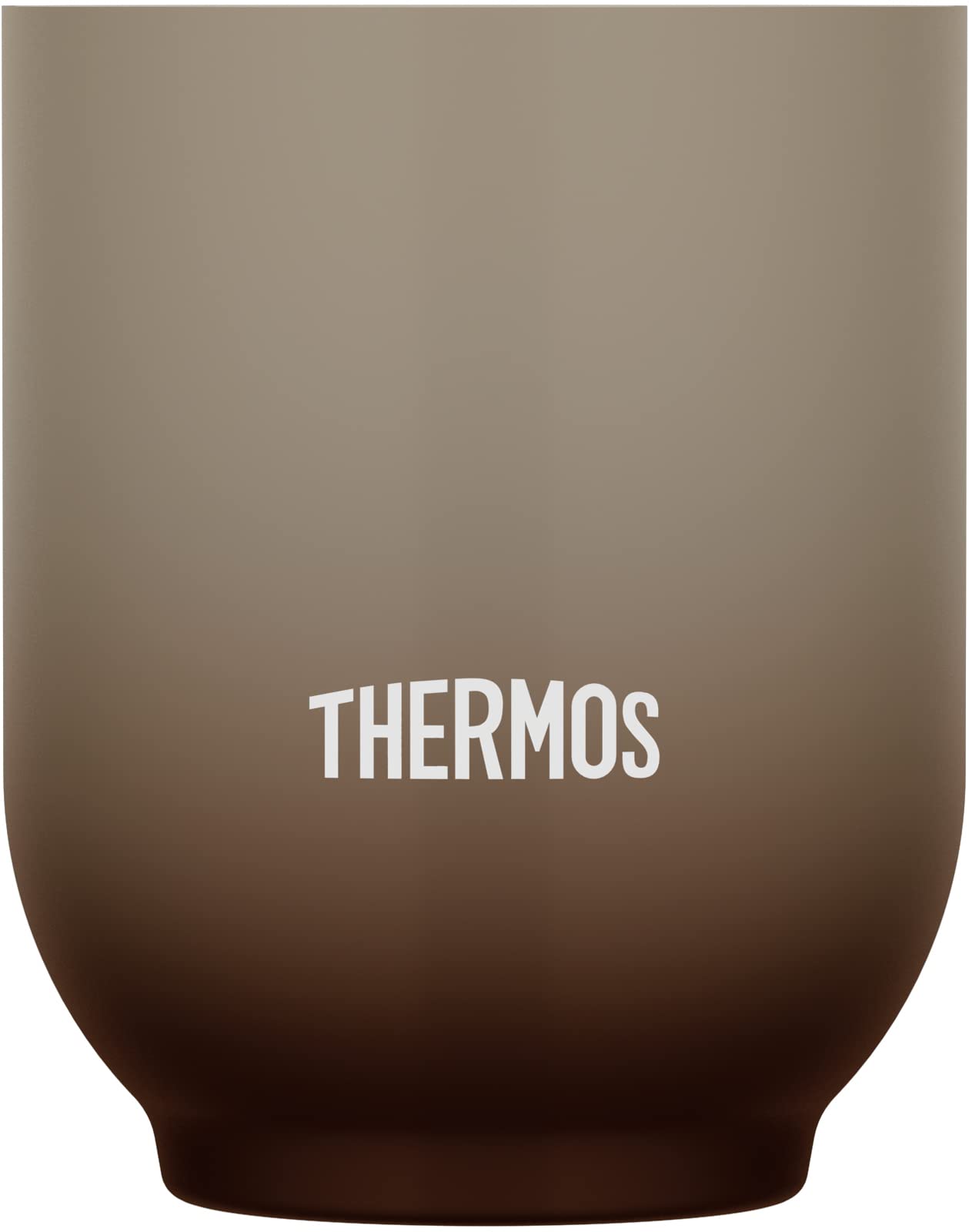 Thermos Brand 240ml Brown Vacuum Insulated Teacup Model JDT-240 BW