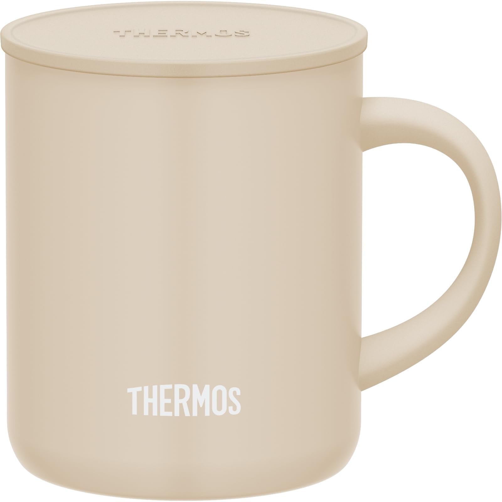 Thermos 350ml Beige Vacuum Insulated Mug Model Jdg-352C