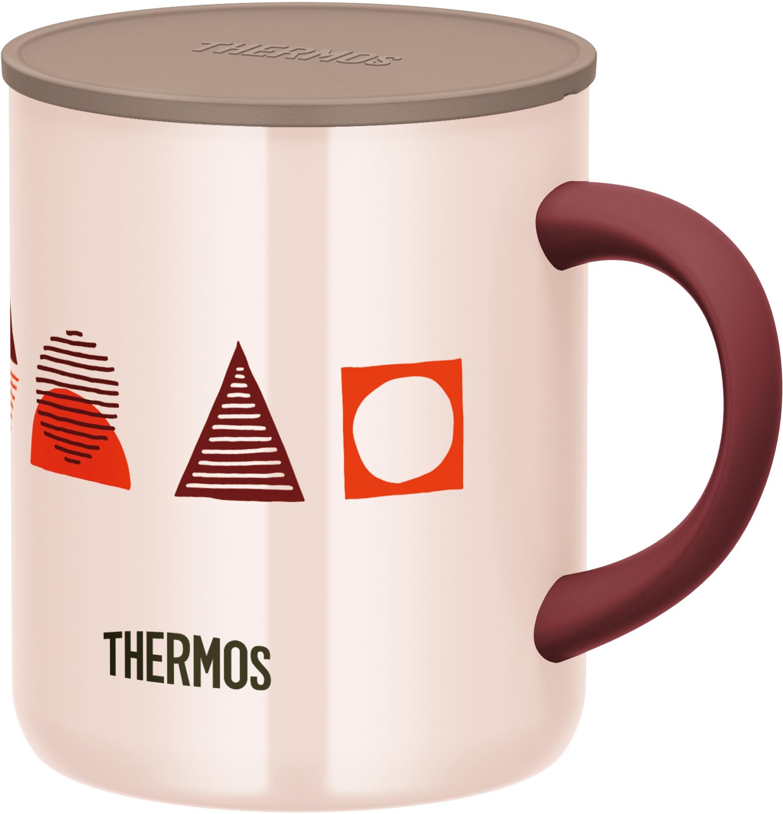 Thermos 350ml Vacuum Insulated Mug in Pink Pattern JDG-352Ltd P-PTN