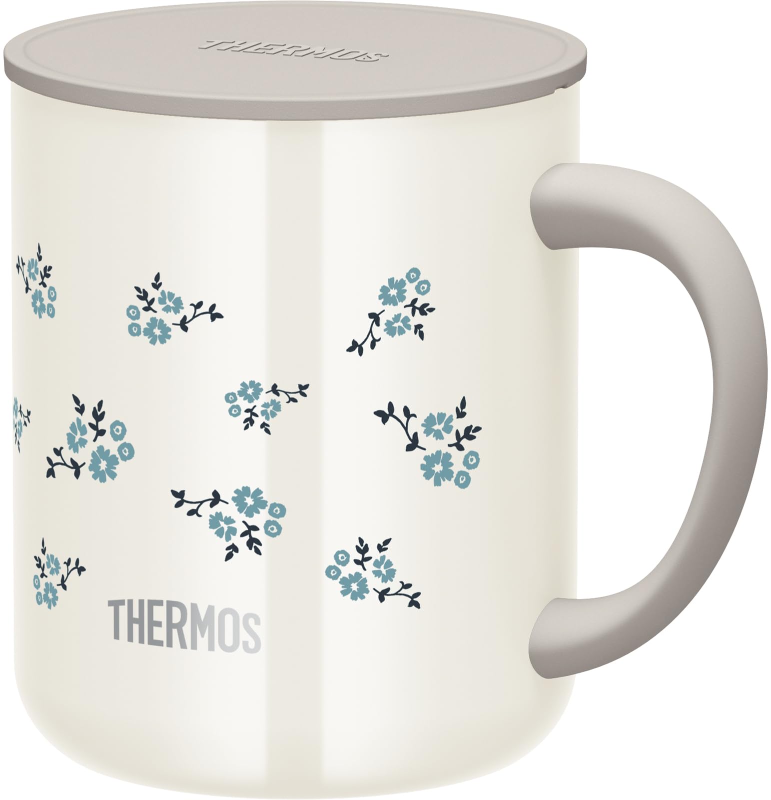 Thermos Blue Flower 450ml Vacuum Insulated Mug Jdg-452Ltd B-Fl