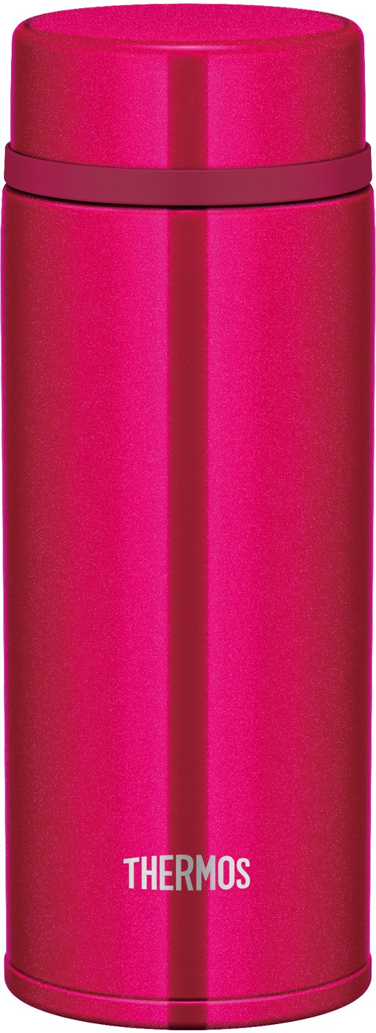 Thermos Vacuum Insulated Jnw-350 350ml Portable Mug in Strawberry Red