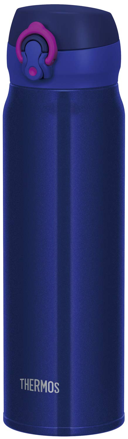 Thermos Vacuum Insulated 600Ml Portable Mug in Navy Pink Jnl-604 Nv-P