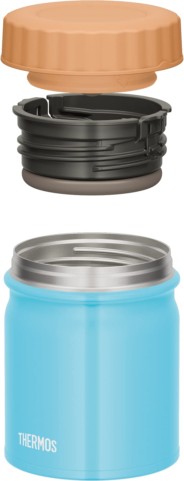 Thermos Vacuum Insulated 300ml Soup Jar in Blue Jbt-301