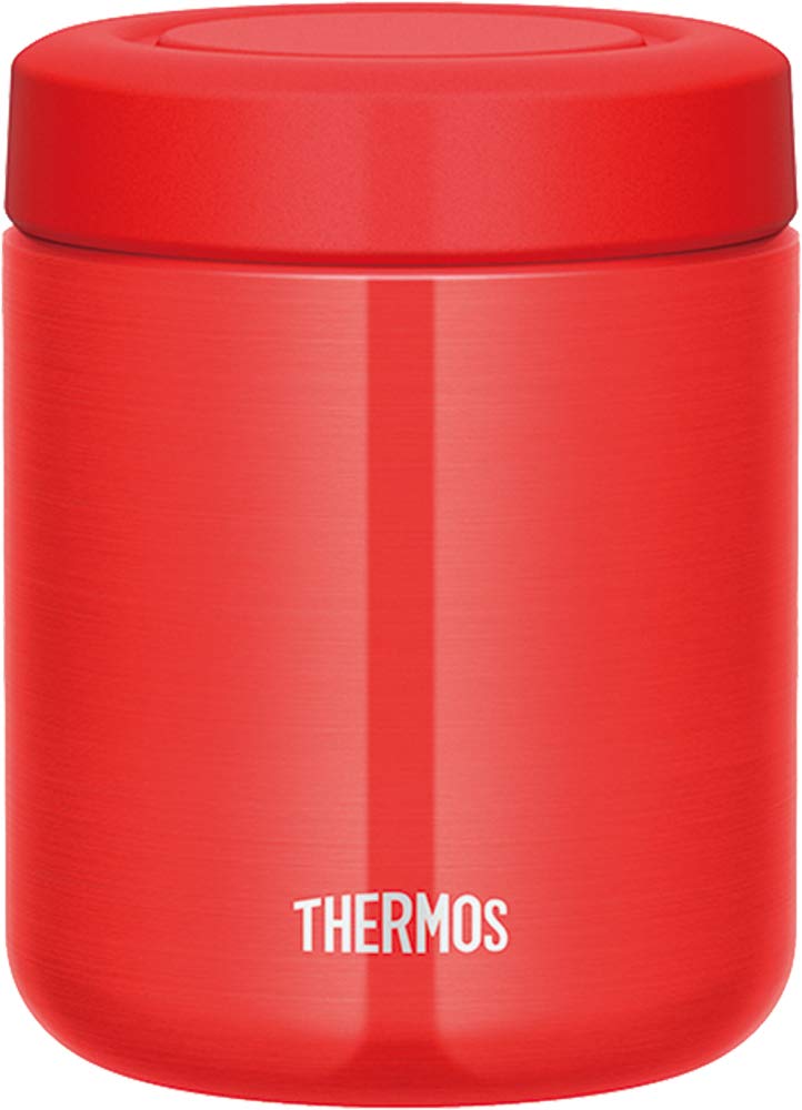 Thermos 400ml Red Vacuum Insulated Soup Jar JBR-400